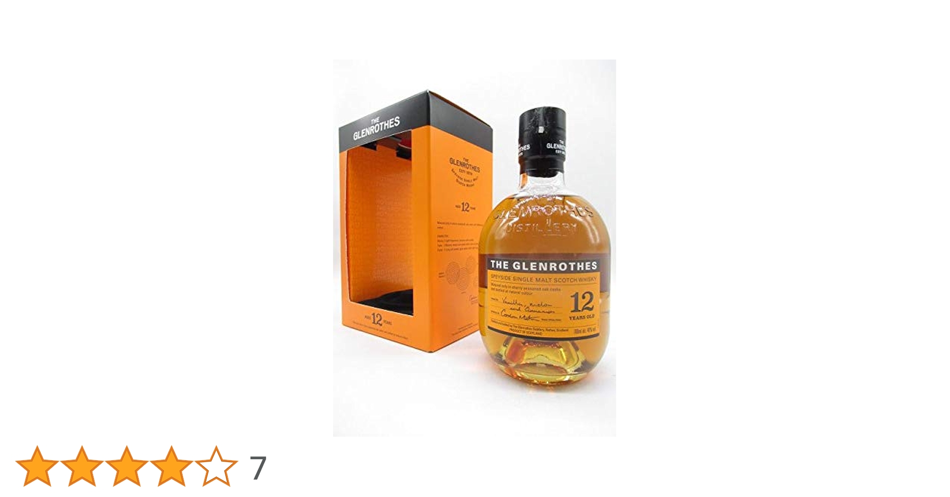 Amazon.co.jp: グレンロセス 12年 40度 700ml [並行輸入品